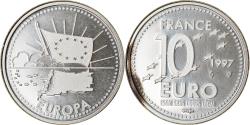 World Coins - France, Jeton, 1997, ESSAI  BE frappe privée 10 euro, , Silver