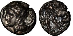 Ancient Coins - Coin, Calabria, Tarentum, Diobol, 380-325 BC, , Silver, SNG ANS:1360