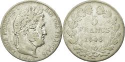 World Coins - Coin, France, Louis-Philippe, 5 Francs, 1846, Lille, , Silver