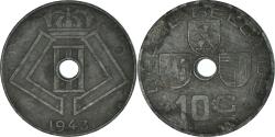 World Coins - Coin, Belgium, 10 Centimes, 1943