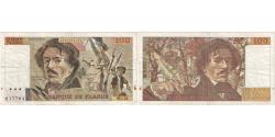 World Coins - France, 100 Francs, Delacroix, W.112, VF(20-25)