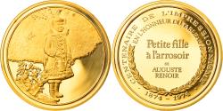 World Coins - France, Medal, Arts & Culture, Petite fille à l'arrosoir de Auguste Renoir