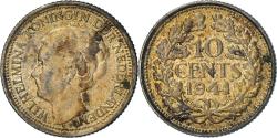 World Coins - Coin, Netherlands, Wilhelmina I, 10 Cents, 1941, , Silver, KM:163
