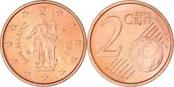 World Coins - San Marino, 2 Euro Cent, 2004, Rome, FDC, , Copper Plated Steel, KM:441