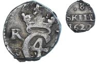 World Coins - Coin, Denmark, Christian IV, 8 Skilling, 1622, , Silver, KM:84