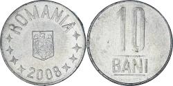 World Coins - Romania, 10 Bani, 2008