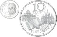 World Coins - Coin, France, Stendhal, 10 Francs, 1983, Monnaie de Paris, Piéfort,