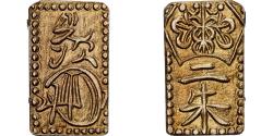 World Coins - Japan, Kōmei, 2 Shu, Man'en, 1860-1869, Edo, Electrum,