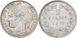 World Coins - France, 5 Francs, Cérès, 1870, Paris, Silver, , Gadoury:742