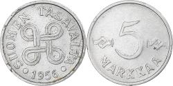 World Coins - Finland, 5 Markkaa, 1956