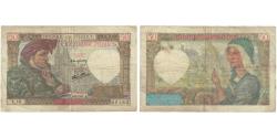World Coins - France, 50 Francs, Jacques Coeur, 1941, Y.78 42163, VG(8-10), Fayette:19.10