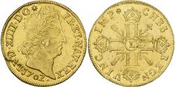 World Coins - France, Louis XIV, Double louis d'or aux 8 L et aux insignes, 1702, Bayonne