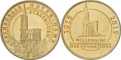 World Coins - France, Token, Cathédrale Notre-Dame de Strasbourg, 2015, Copper-nickel