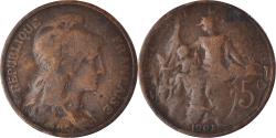 World Coins - Coin, France, 5 Centimes, 1908