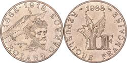 World Coins - France, 10 Francs, Roland Garros, 1988, Aluminum-Bronze, , Gadoury:821