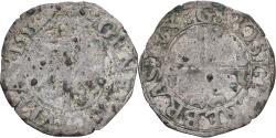 World Coins - Canton of Geneva, 1 Sol, 1555, Geneva, Billon,