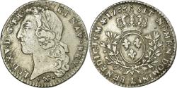 World Coins - Coin, France, Louis XV, 1/5 Écu au bandeau, 24 Sols, 1/5 ECU, 1766, Bayonne