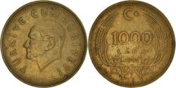 World Coins - Coin, Turkey, 1000 Lira, 1990, , Copper-Nickel-Zinc, KM:996
