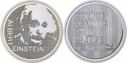 World Coins - Switzerland, 5 Francs, Albert Einstein, 1979, Bern, Proof, Copper-nickel,