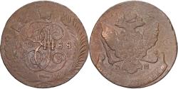 World Coins - Russia, Catherine II, 5 Kopeks, 1788, Moscow, Copper, , KM:59.6