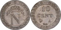 World Coins - France, Napoleon I, 10 Centimes, 1809, Paris, Billon, , Gadoury:190