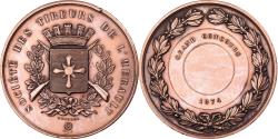 World Coins - France, Medal, Société des Tireurs de l'Hérault, 1874, Copper, Bescher