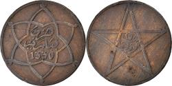 World Coins - Coin, Morocco, Yusuf, 10 Mazunas, 1912, bi-Bariz, Paris, , Bronze