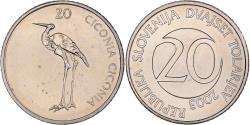 World Coins - Coin, Slovenia, 20 Tolarjev, 2003, Kremnica, , Copper-nickel, KM:51
