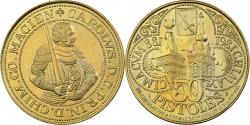 World Coins - Belgium, Token, 50 Pistoles - Chimay, 1981, Brass plated steel,