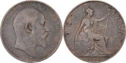 World Coins - Great Britain, Edward VII, Penny, 1905, Bronze, , KM:794.2