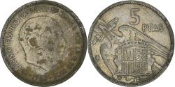 World Coins - Coin, Spain, Caudillo and regent, 5 Pesetas, 1962, , Copper-nickel