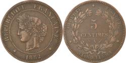 World Coins - Coin, France, Cérès, 5 Centimes, 1882, Paris, , Bronze, KM:821.1