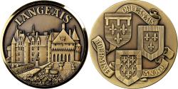 World Coins - France, Medal, Touraine, Orléanais, Anjou, Langeais, Bronze, J. Balme,