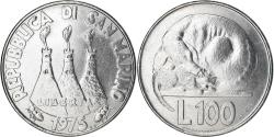 World Coins - Coin, San Marino, 100 Lire, 1975, Rome, , Steel, KM:46