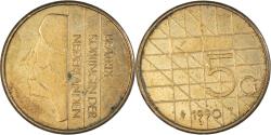 World Coins - Coin, Netherlands, 5 Gulden, 1990