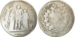 World Coins - Coin, France, Union et Force, 5 Francs, AN 8, Perpignan, , Silver