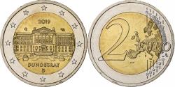 World Coins - Germany, 2 Euro, Bundesrat, 2019, Karlsruhe, Bi-Metallic,