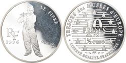 World Coins - Coin, France, Manet - Le Fifre, 10 Francs-1.5 Euro, 1996, , Silver