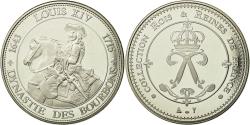 World Coins - France, Medal, Les rois de France, Louis XIV, History, , Copper-nickel