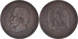 World Coins - Coin, France, Napoleon III, Napoléon III, 10 Centimes, 1857, Bordeaux