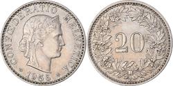 World Coins - Coin, Switzerland, 20 Rappen, 1956