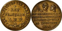 World Coins - France, Medal, Ledru Rollin, Proclamation de la République, History, 1848
