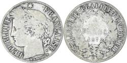 World Coins - Coin, France, Cérès, Franc, 1872, Bordeaux, , Silver, KM:822.2