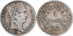 World Coins - France, 5 Francs, Napoléon I, 1811, Nantes, Silver, , KM:694.14