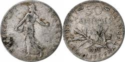 World Coins - France, 50 Centimes, Semeuse, 1905, Paris, Silver, , Gadoury:420, Le
