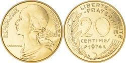 World Coins - Coin, France, Marianne, 20 Centimes, 1974, Paris, , Aluminum-Bronze