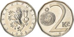 World Coins - Coin, Czech Republic, 2 Koruny, 1998, , Nickel plated steel, KM:9