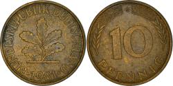 World Coins - Coin, GERMANY - FEDERAL REPUBLIC, 10 Pfennig, 1981, Karlsruhe, , Brass