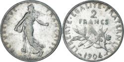 World Coins - Coin, France, Semeuse, 2 Francs, 1904, Paris, , Silver, KM:845.1