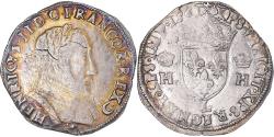 World Coins - Coin, France, Henri II, Teston au buste lauré, 1561, Bayonne, 2nd type